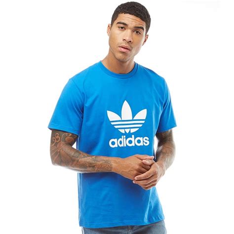 adidas t shirt blauw